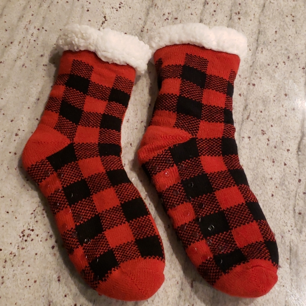 Sherpa lined socks
